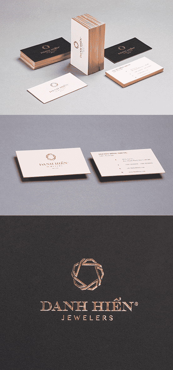 Edge Painted Business Cards
