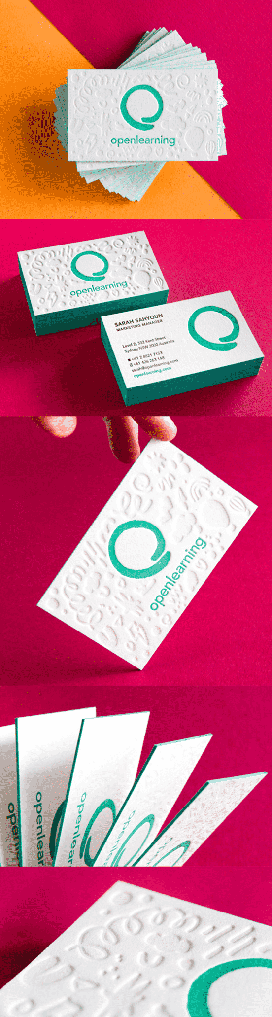 Edge Painted Business Card