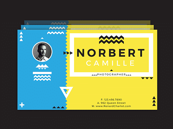 Nobert Camille Business Cards