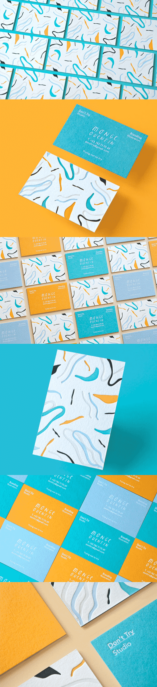 Playful And Bright Business Card