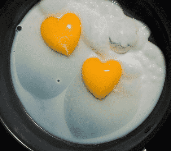 heart Cooked Egg