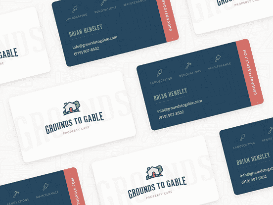 Grounds to Gable Business Cards