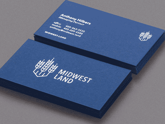 Midwest Land Business Cards