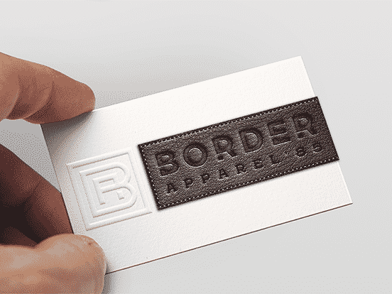 Border Apparel Business Card
