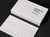 Deeply Embossed Business Card