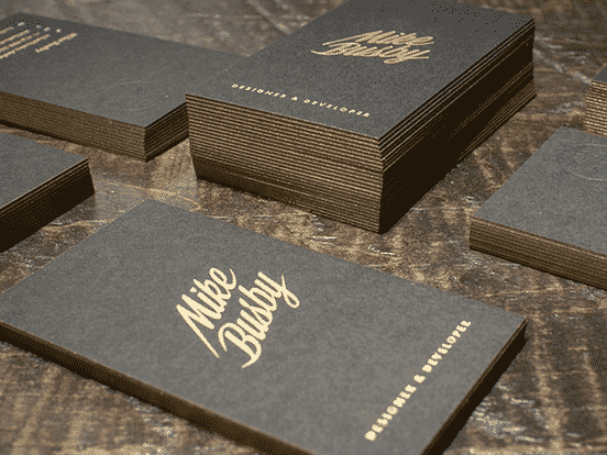 Mike Busby Business Cards