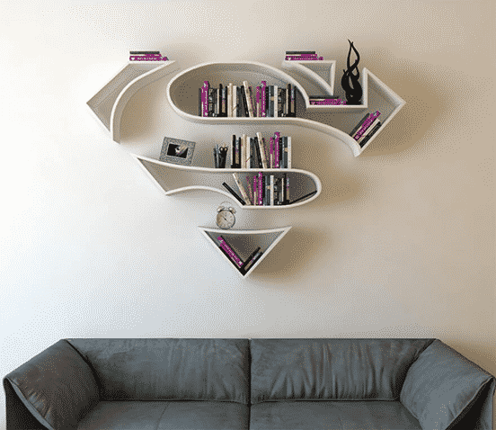 Superhero Bookshelves
