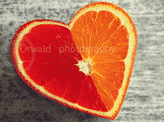 Heart Shaped Orange