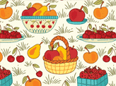 Fruit and Berry Pattern