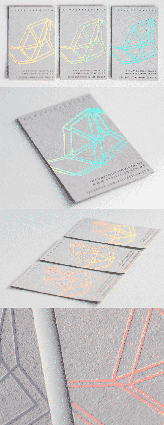 Holographic Foil Business Card