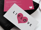 LivLoveLashes Business Cards