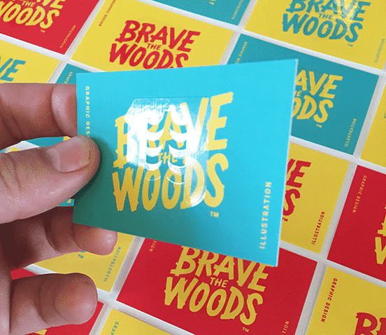 New Brave the Woods Business Cards