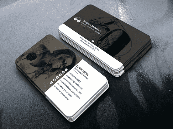 Sunglasses Store Business Card