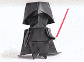 An Origami Darth Vader