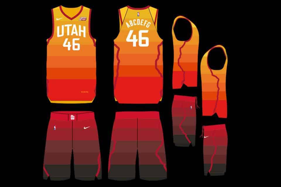 New Utah Jazz Court Design Inspired by Southern Utah's ...