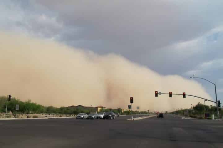 Dust storm haboob