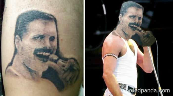 Freddie Mercury tattoo by Roy Tsour | Photo 30598